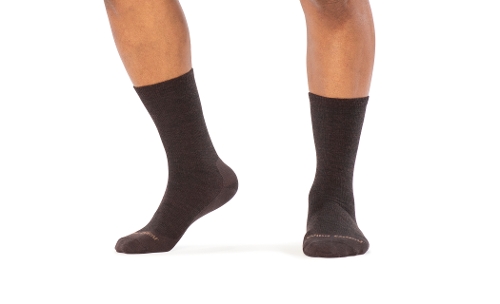 WALNUT SOLID LIGHTWEIGHT CREW - Perspective 3